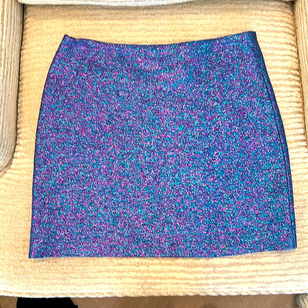 Roseate blue/purple miniskirt